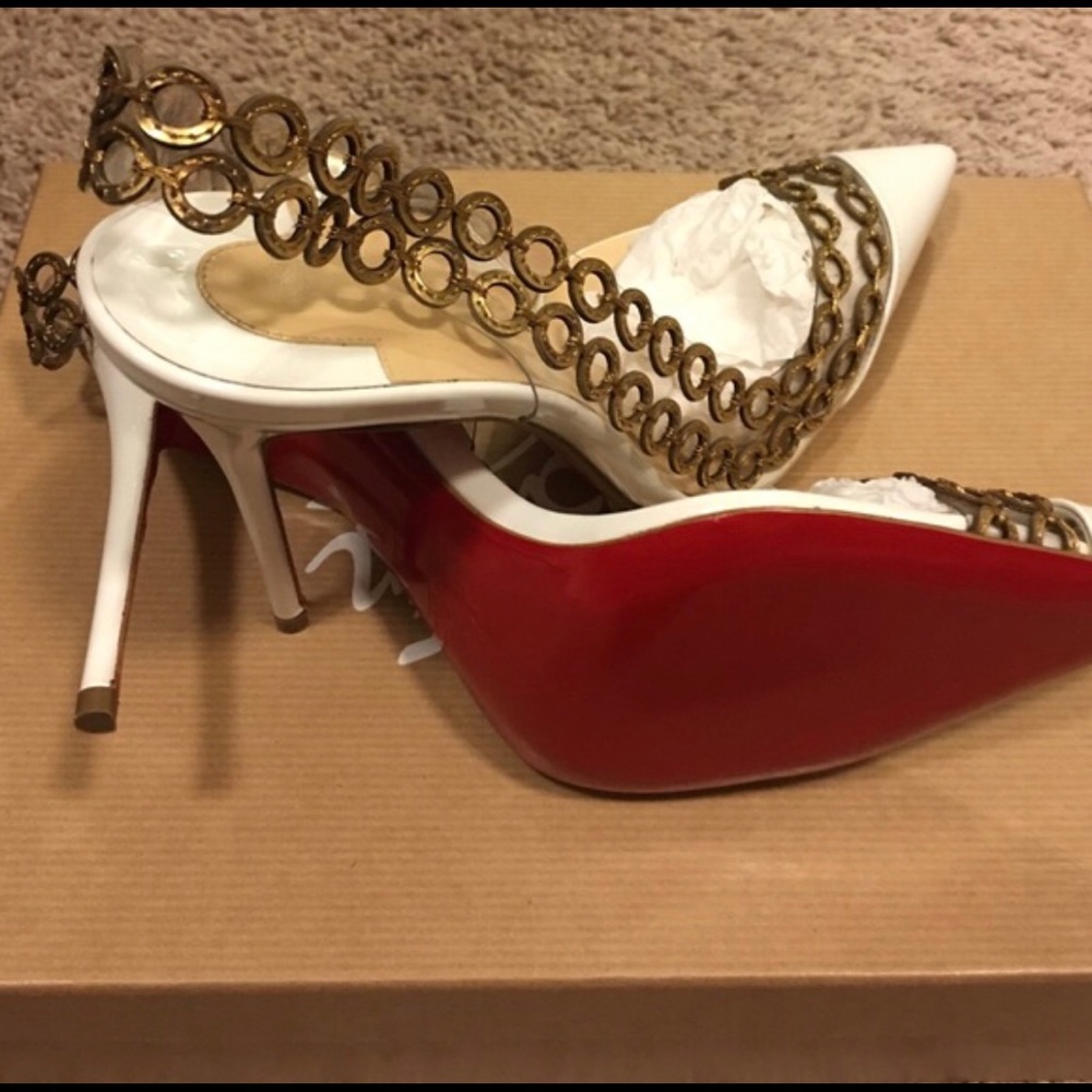 Brand new Christian louboutin Malaika 100